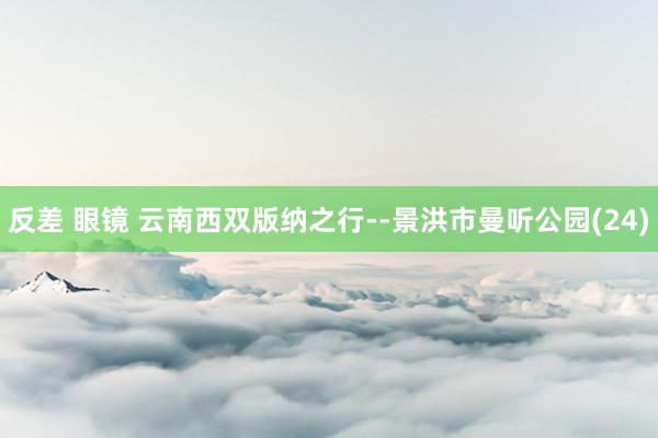 反差 眼镜 云南西双版纳之行--景洪市曼听公园(24)