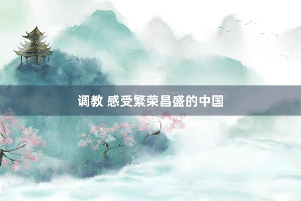 调教 感受繁荣昌盛的中国
